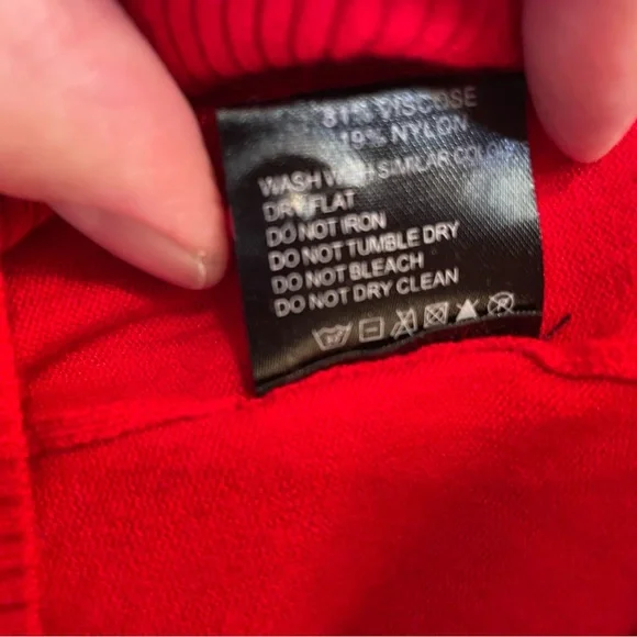 Hell Bunny Landlubber Sailor Cardigan Sweater Womens L Red Retro Anchor Nautical - Picture 5 of 6